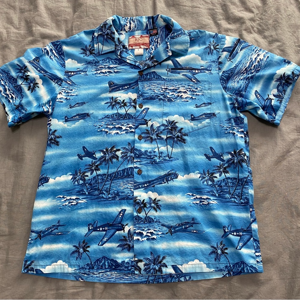 Vintage Planes, Hawaiian Shirt